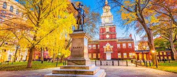 Independence Hall in Philadelphia